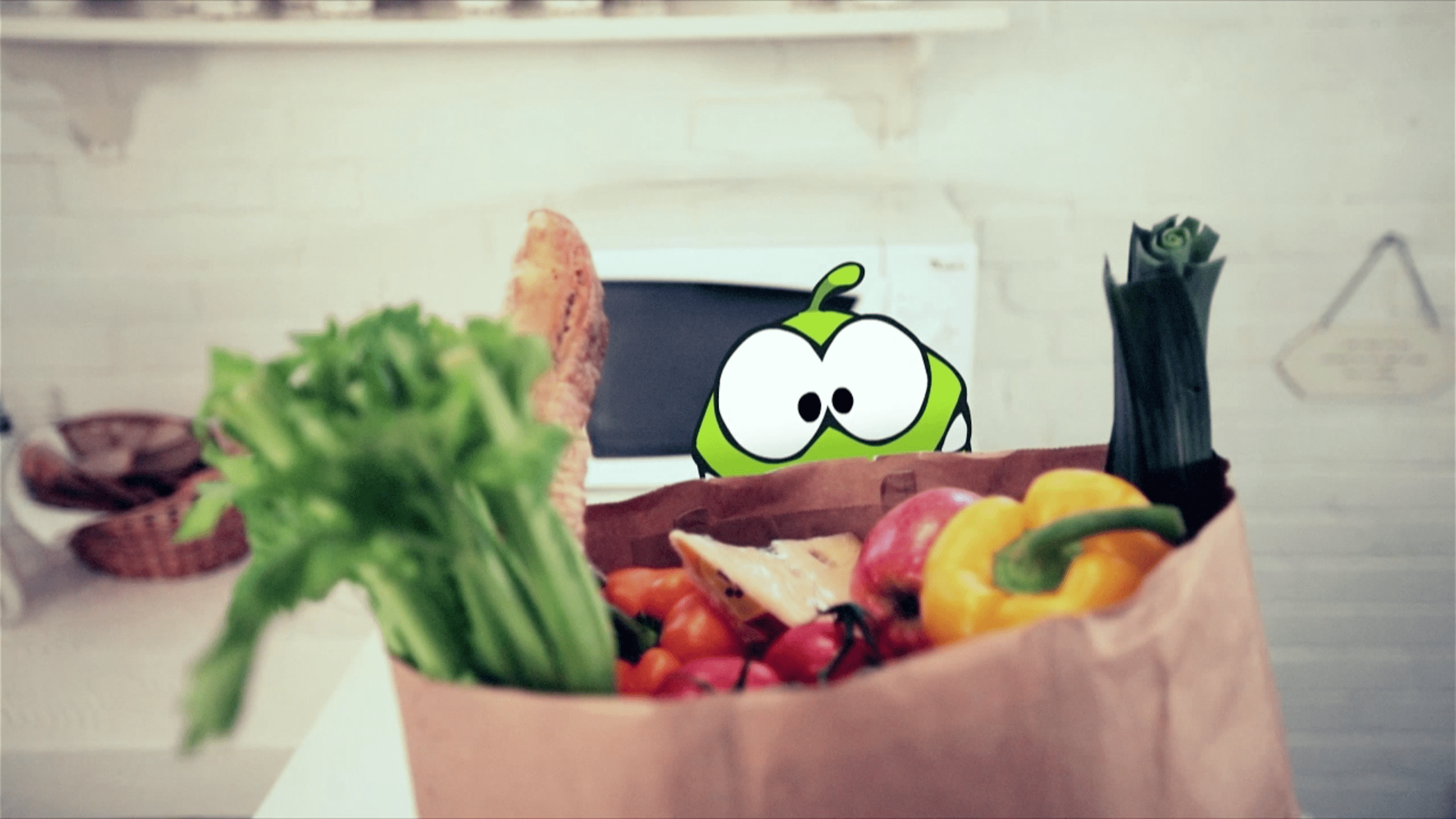 Om Nom and Cat