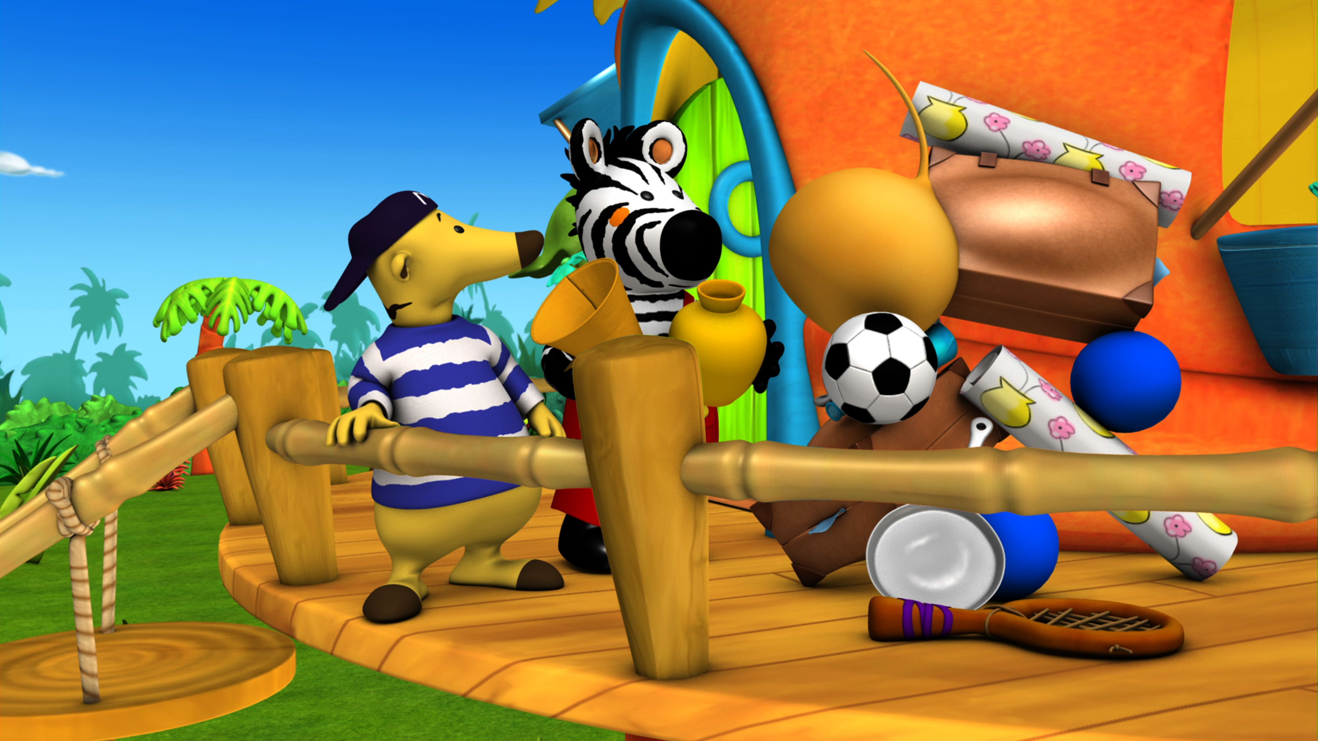 Zigby Looks after Bertie
