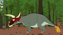 T is for Triceratops